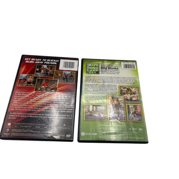 Billy Blanks Boot Camp Workout Exercise Elite Cardio Inferno 2-DVD Set Good - Picture 2 of 8